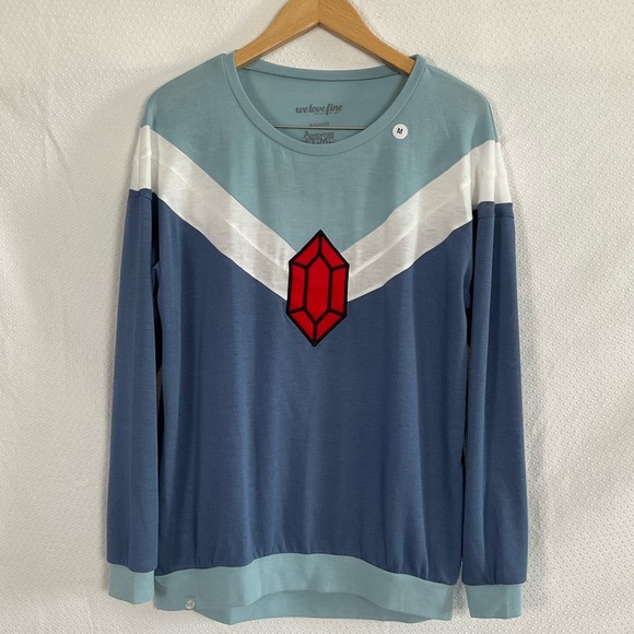 WeLoveFine x Adventure Time Ice Ice Hacci Sweater Med Ice Queen Cartoon Network - Picture 1 of 3